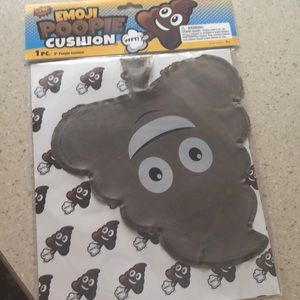Emoji poopie cushion for laughs NWT